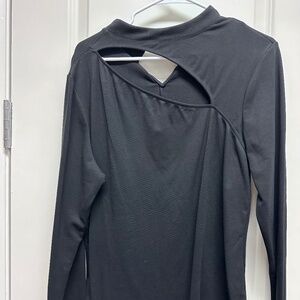 Cut out high neck top